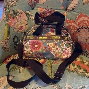 Pro Sports Floral Mini Shoulder Bag with Strap